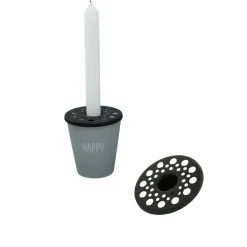 Krasilnikoff Stabkerzenhalter, Becheraufsatz für Happy Mugs