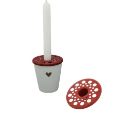 Krasilnikoff Stabkerzenhalter, Becheraufsatz für Happy Mugs