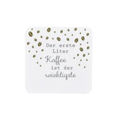 Krasilnikoff Untersetzer, Der erste Liter Kaffee