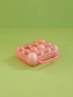 RICE Eierbehälter für 12 Eier. Kunststoff