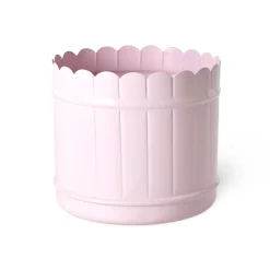 RICE Eisen Blumentopf Hellrosa