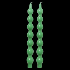 RICE Geschwungene Kerzen 2er Pack