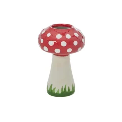 RICE Handbemalte Pilz Keramik Vase