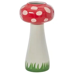 RICE Handbemalte Pilz Keramik Vase