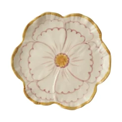 RICE Keramik Beilagenteller Blume