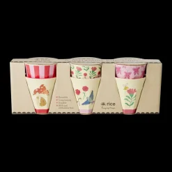 RICE Kinderbecher 6er Set Happy Forest