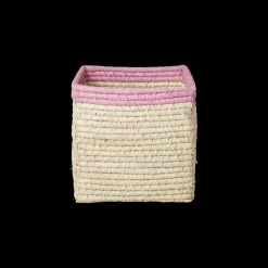 RICE Kleiner Raffia Korb