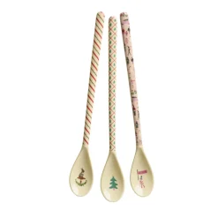 RICE Latte Löffel Christmas Prints 3-er