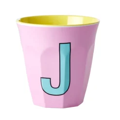 RICE Melamin Becher Buchstaben