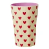 RICE Melamin Becher Darling Hearts