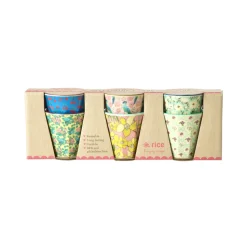RICE Melamin Espressobecher Show Your True Colors 6er-Set