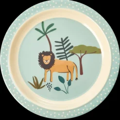 RICE Melamin Kinder Teller Jungle Animals