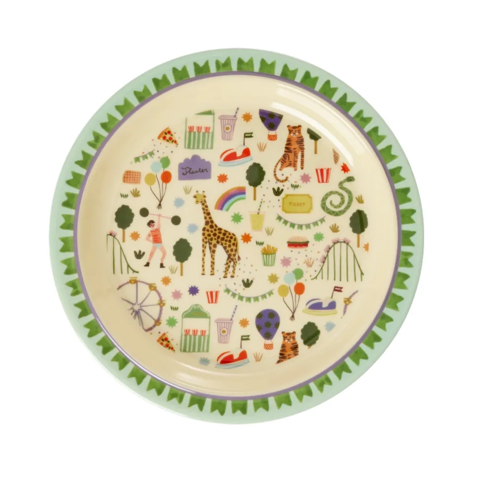 RICE Melamin Kinderteller Fun Fair