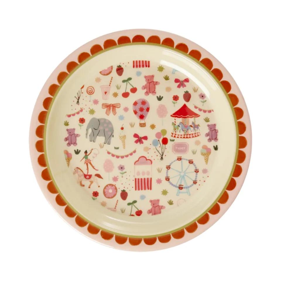 RICE Melamin Kinderteller Fun Fair