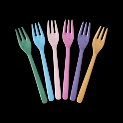 RICE Melamin Kuchengabeln im 6er Pack