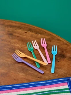 RICE Melamin Kuchengabeln im 6er Pack