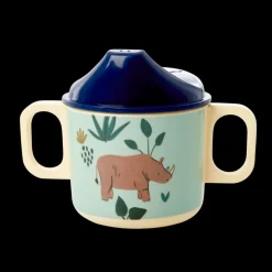 RICE Melamin Schnabelbecher Jungle Animals