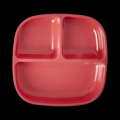 RICE Melamin Teller Kids mit 3er Einteilung