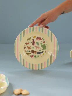 RICE Melamin Tiefer Teller Sweet Jungle Print