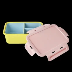 RICE Plastik Lunchbox mit 3 Fächern