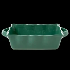 RICE Rechteckige Auflaufform aus Steingut