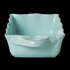 RICE Rechteckige Auflaufform aus Steingut