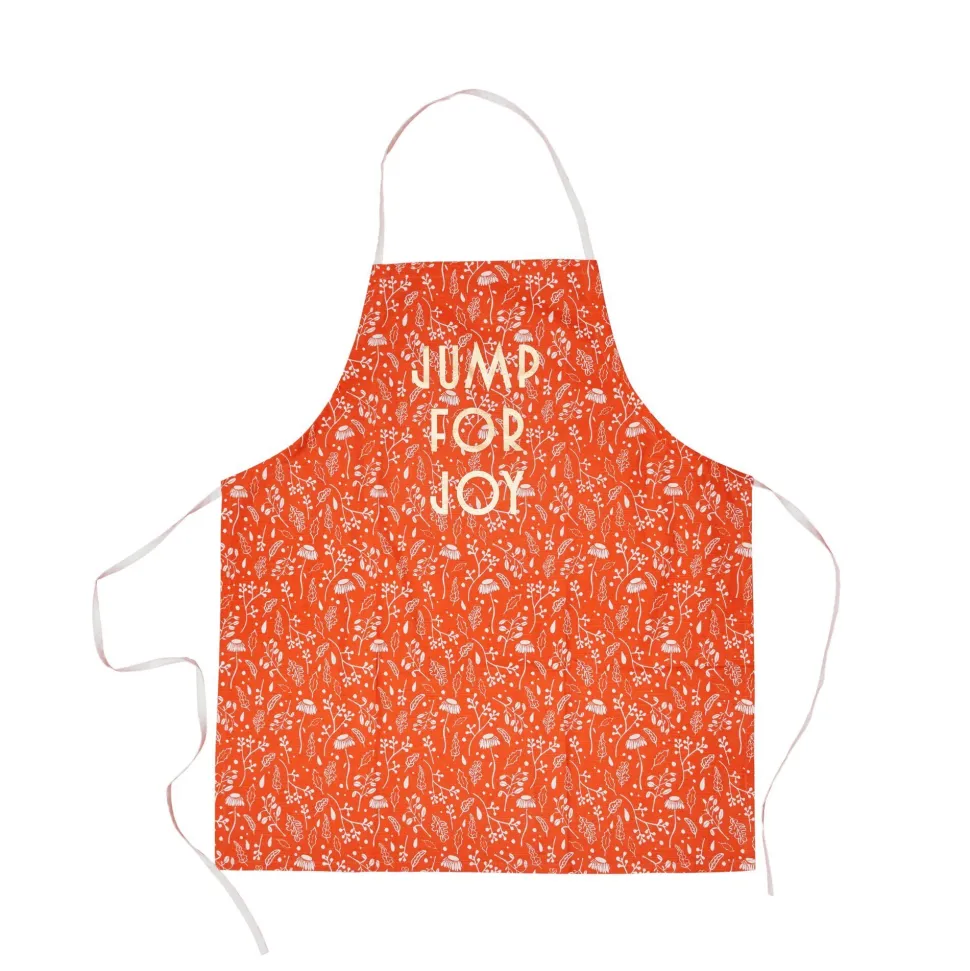 RICE Schürze Fall Print aus Baumwolle