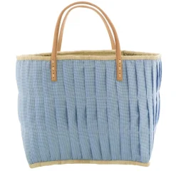 RICE Tasche aus Bast mit Henkel