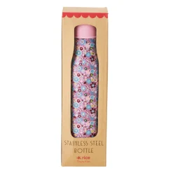 RICE Thermosflasche Fall Floral aus rostfreiem Stahl